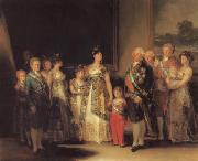 Francisco de goya y Lucientes The Family of Charles IV Germany oil painting artist
